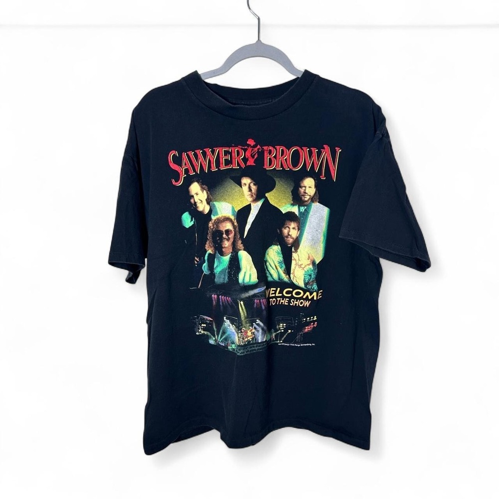 Sawyer Brown Welcome To The Show Band T Shirt Size XL